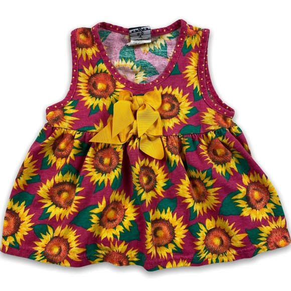 Vintage Other - Vtg 90's Pogo Club NY Sunflower Cotton Top